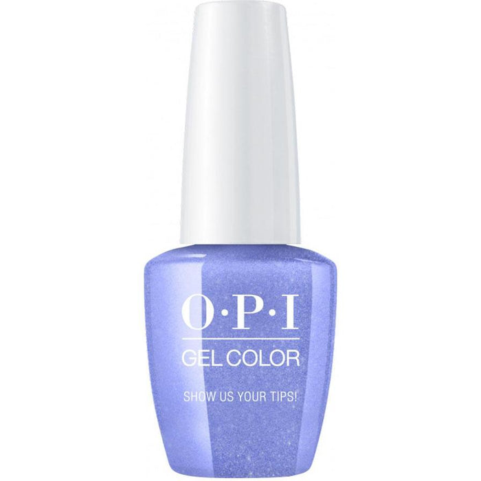 Ojă semipermanentă Opi GelColor Show Us Your Tips!, nuanța lavandă sidefată, 15 ml