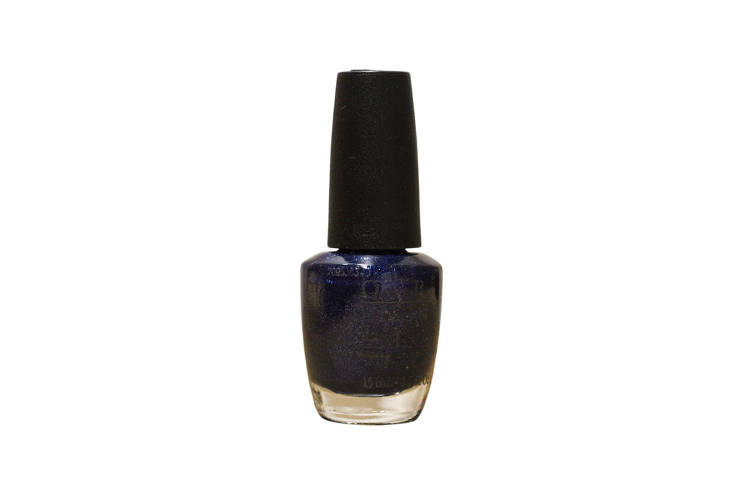 Lac de unghii Opi Give Me Space, albastru închis cu particule strălucitoare, lucios, 15 ml