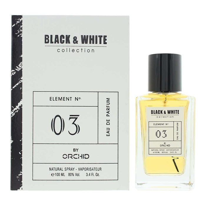 Apă de parfum Orchid Black & White Collection Element No. 03, unisex, 100 ml