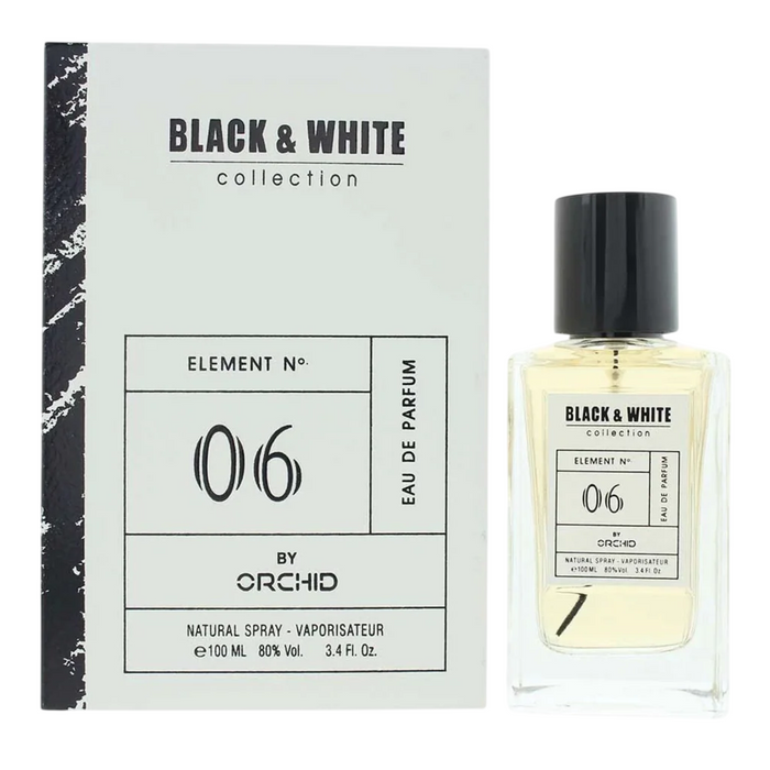 Apă de parfum Orchid Black & White Collection-Element No. 06, unisex, 100 ml