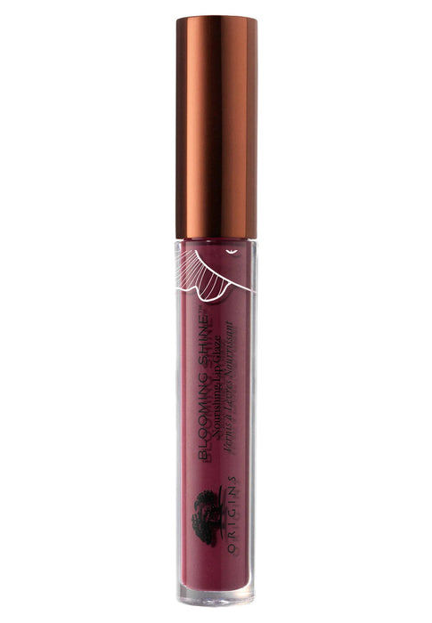 Luciu de buze Origins Blooming Shine, nuanța 12 Orhideea de la miezul nopții, 2,6 ml