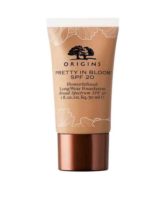 Fond de ten Origins Pretty In Bloom, rezistent, nuanța 500 Warm Deep, SPF 20, 30 ml