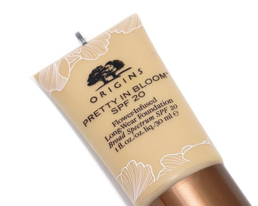 Fond de ten crem Origins Pretty In Bloom, de lungă durată, nuanța 610 Profund neutru, SPF 20, 30 ml