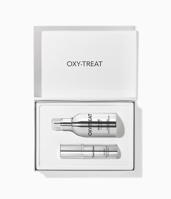 Set de îngrijire a feței Labo Cosprophar Suisse Oxy-Treat Anti-Age, gel 50 ml + emulsie 15 ml