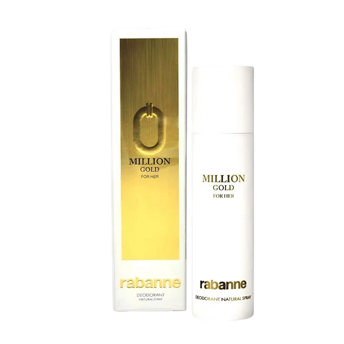 Deodorant spray Paco Rabanne Million Gold, pentru femei, 150 ml