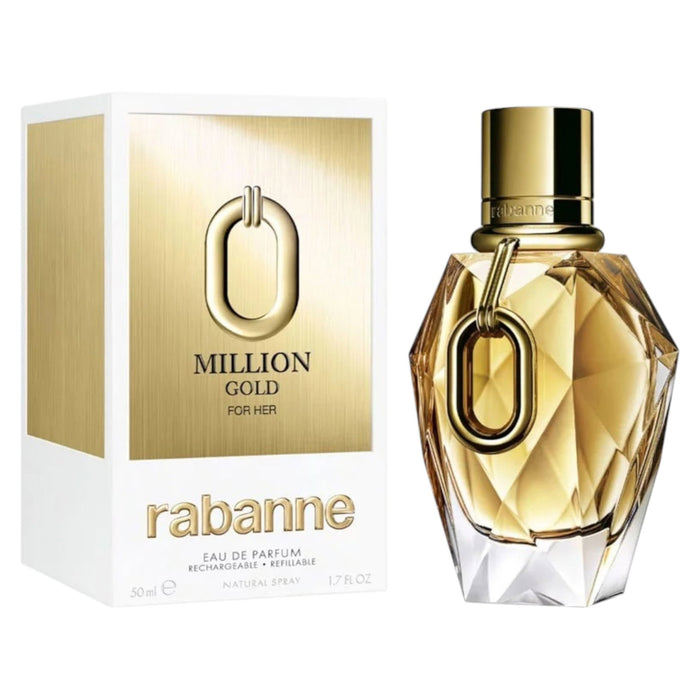 Apă de parfum Paco Rabanne Million Gold, reîncărcabilă, pentru femei, 50 ml
