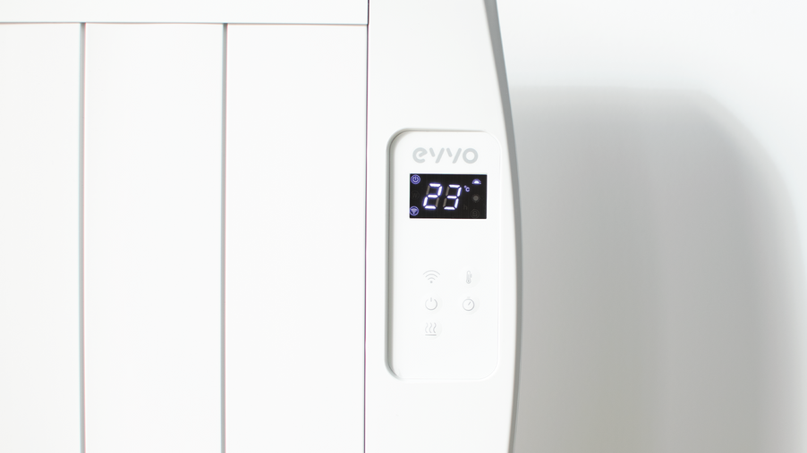 Radiator electric cu emitor termic Cecotec EVVO C12, 2000 W, 12 elemente, Wi-Fi, alb