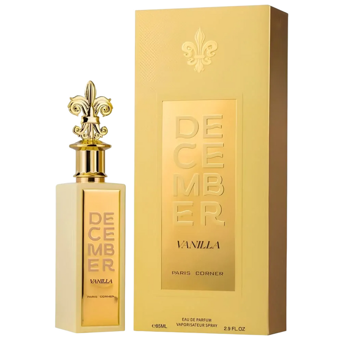Apă de parfum Paris Corner December Vanilla, unisex, 85 ml