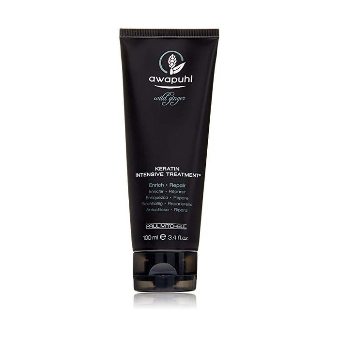 Mască de păr Awapuhi Wild Ginger By Paul Mitchell Keratin Intensive Treatment, cu keratină, reparatoare, 100 ml