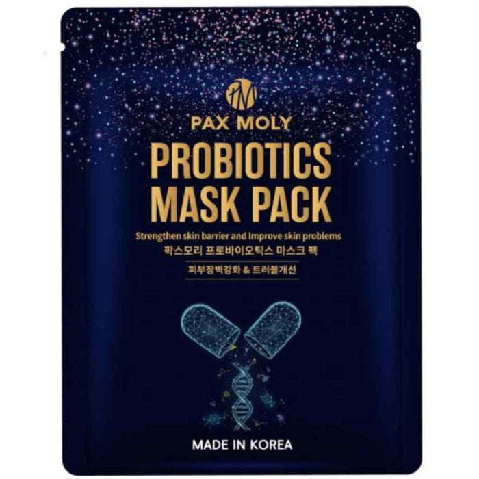 Mască facială PaxMoly Probiotics, hidratantă și nutritivă, pentru zi și noapte, 25 ml