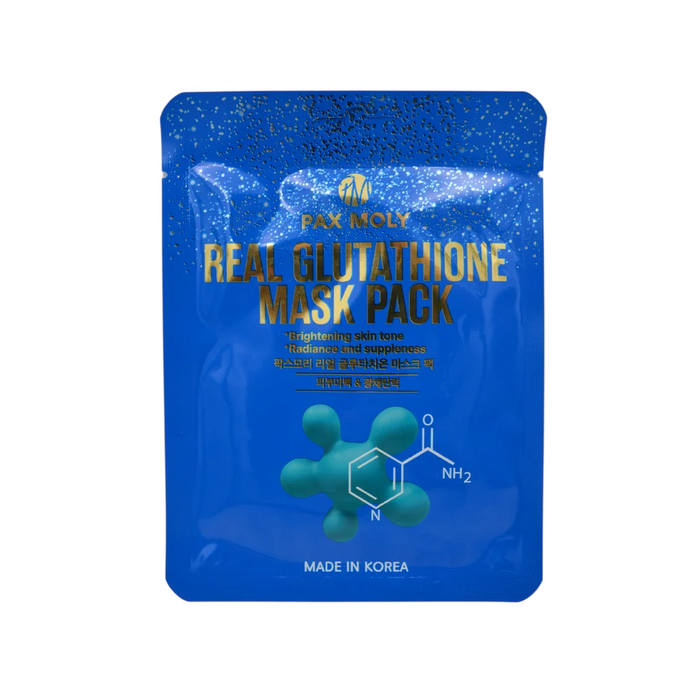 Mască facială PaxMoly Real Glutathione, iluminatoare și hidratantă, pentru zi și noapte, 25 ml