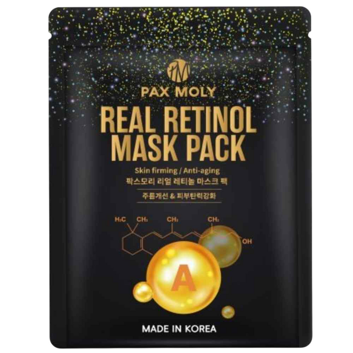 Mască facială PaxMoly Real Retinol, antiîmbătrânire, cu retinol, pentru zi și noapte, 25 ml