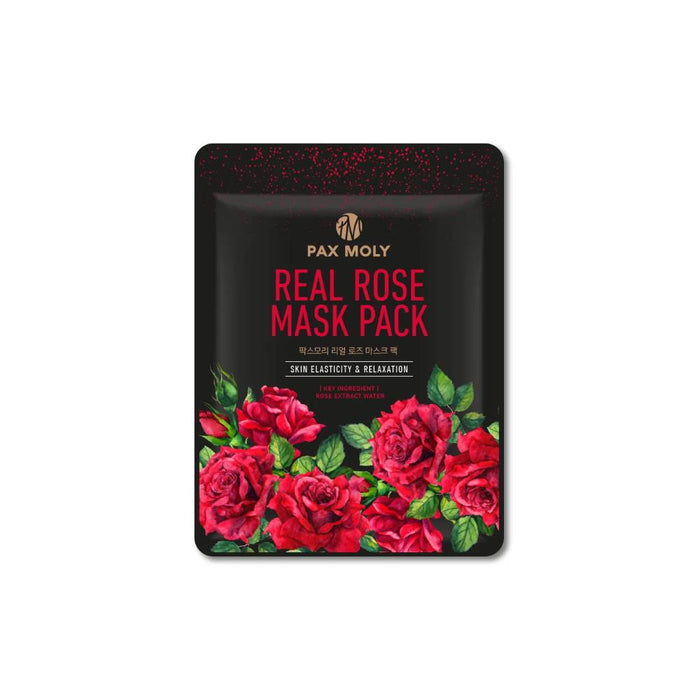 Mască facială PaxMoly Real Rose, hidratantă și calmantă, pentru zi și noapte, 25 ml