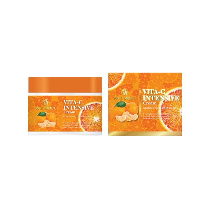 Cremă de față PaxMoly Vitamina C Intensive, hidratantă, iluminatoare, antiîmbătrânire, 100 ml