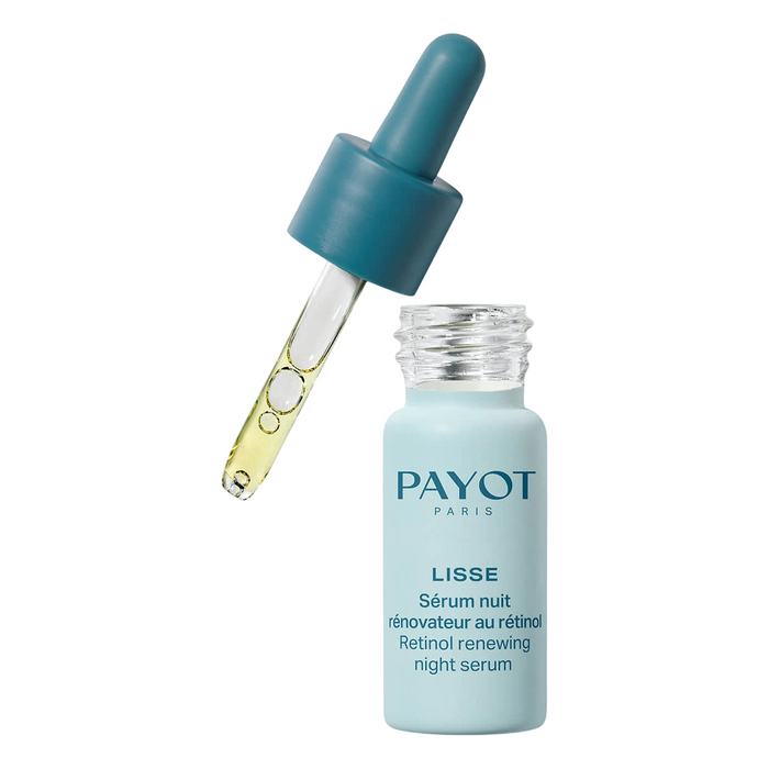 Ser de noapte Payot Lisse, reînnoitor cu retinol, pentru față, 15 ml, tester