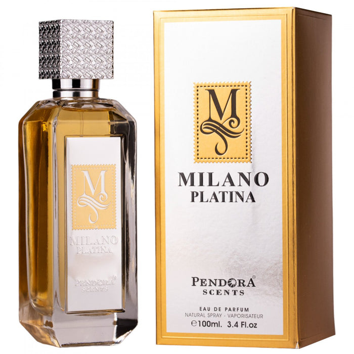 Apă de parfum Pendora Scents Milano Platina, pentru bărbați, 100 ml