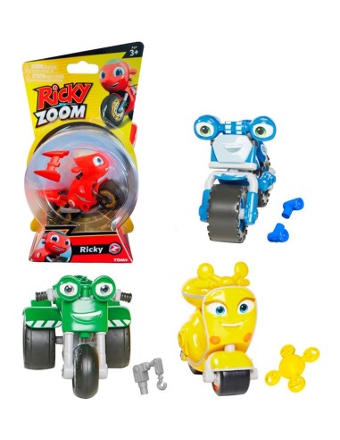 Figurină motocicletă Tomy Ricky Zoom, diverse modele, 3+ ani