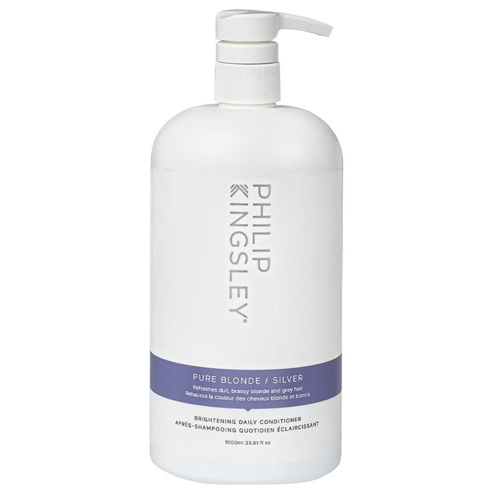 Balsam de păr Philip Kingsley Pure Blonde/Silver Brightening, pentru protecția culorii, 1000 ml