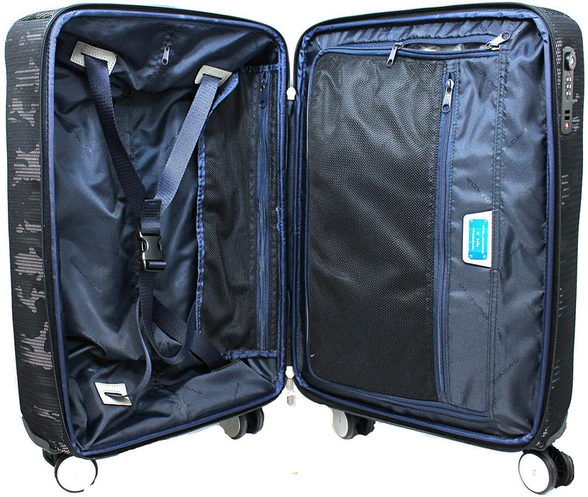 Troler de cabină Piquadro Four-Wheel Cabin Suitcases, 4 roți, imprimeu camuflaj