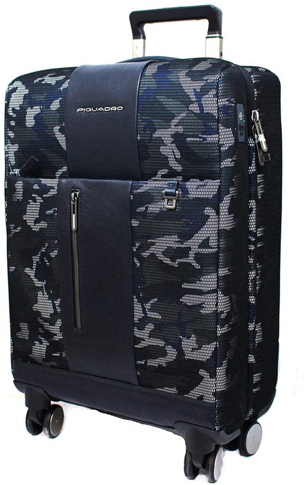 Troler de cabină Piquadro Four-Wheel Cabin Suitcases, 4 roți, imprimeu camuflaj