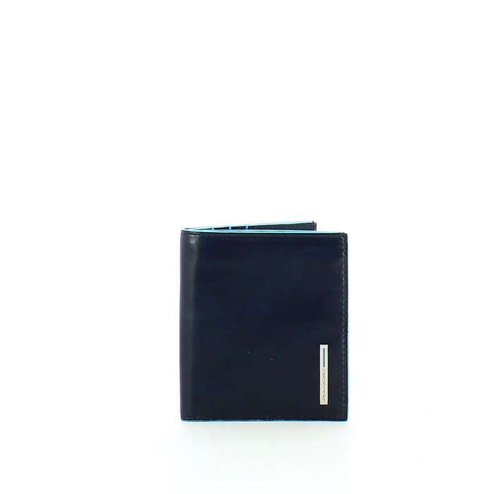Portcard Piquadro Blue Square, albastru închis