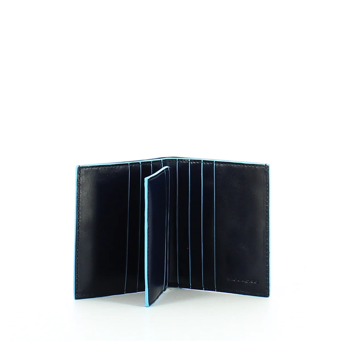 Portcard Piquadro Blue Square, albastru închis