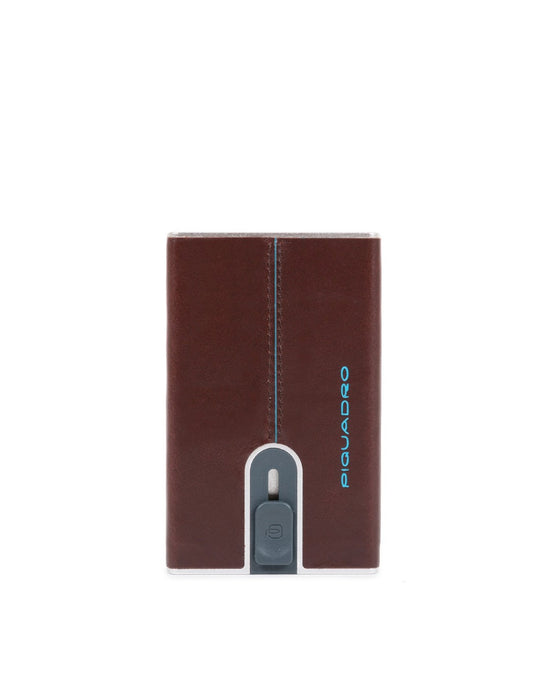 Portcard Piquadro Blue Square, maro