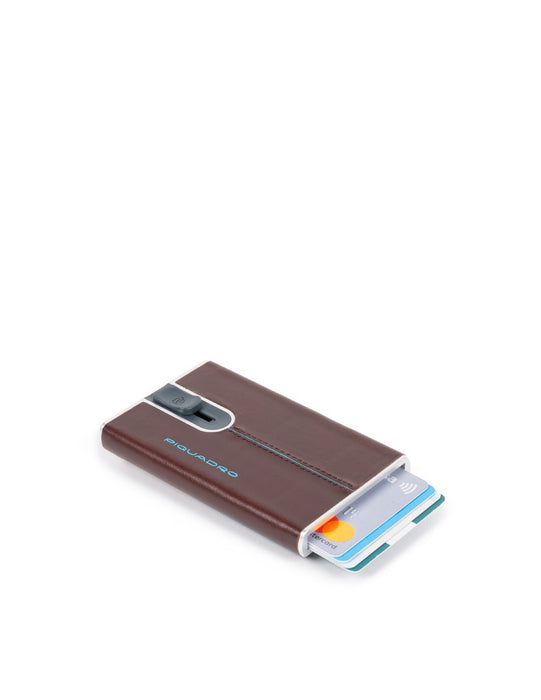 Portcard Piquadro Blue Square, maro