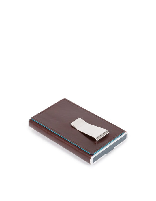 Portcard Piquadro Blue Square, maro