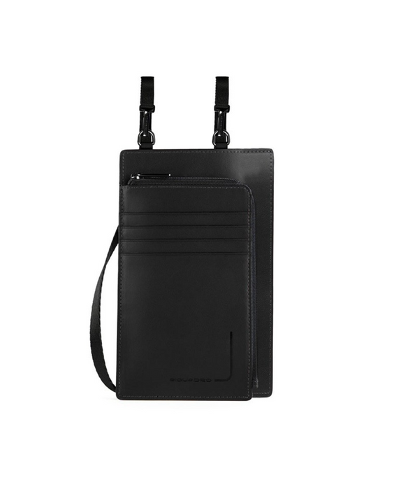 Geantă crossbody Piquadro, neagră
