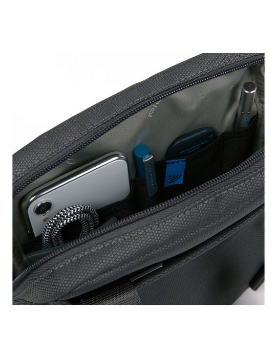 Geantă crossbody Piquadro Trakai, gri