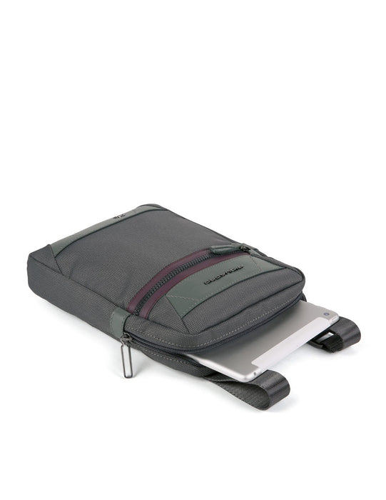 Geantă crossbody Piquadro Trakai, gri