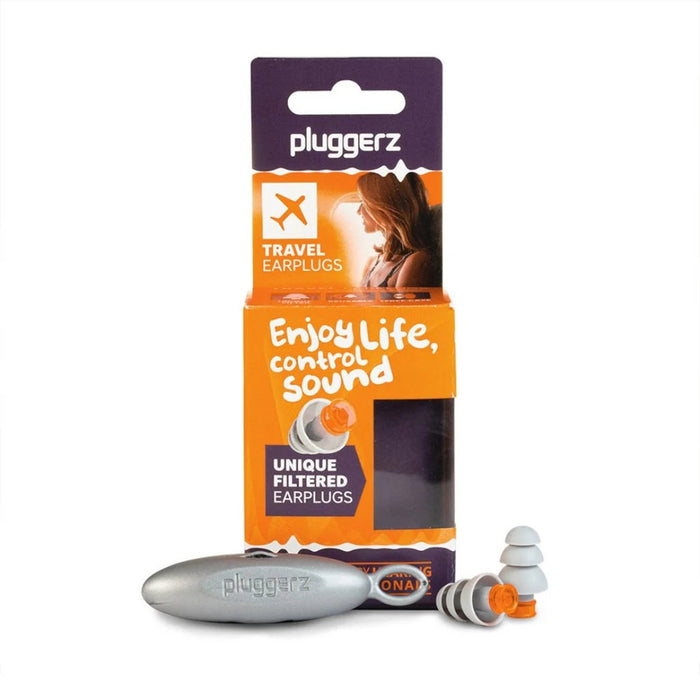 Dopuri pentru urechi Pluggerz Travel, cu filtru, 2 buc
