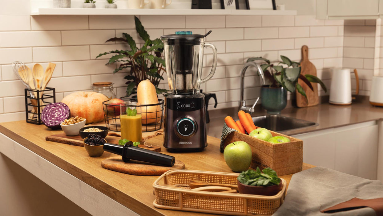 Blender cu vas Cecotec Power Black Titanium 2500MAX Advance, 1,8 l, 2500 W, 10 trepte