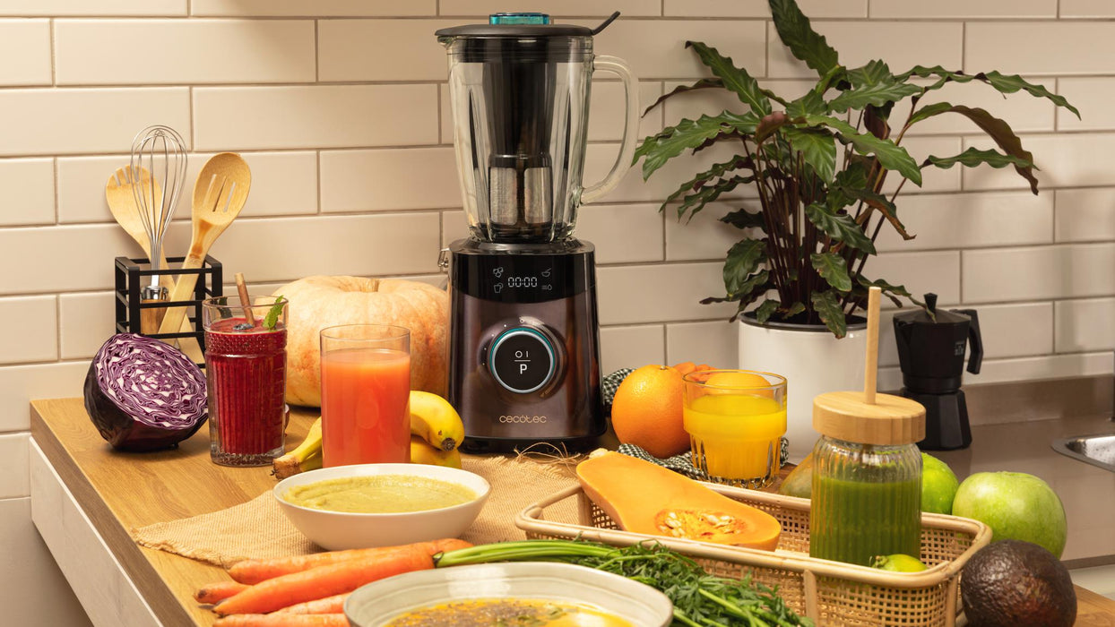 Blender cu vas Cecotec Power Black Titanium 2500MAX Advance, 1,8 l, 2500 W, 10 trepte