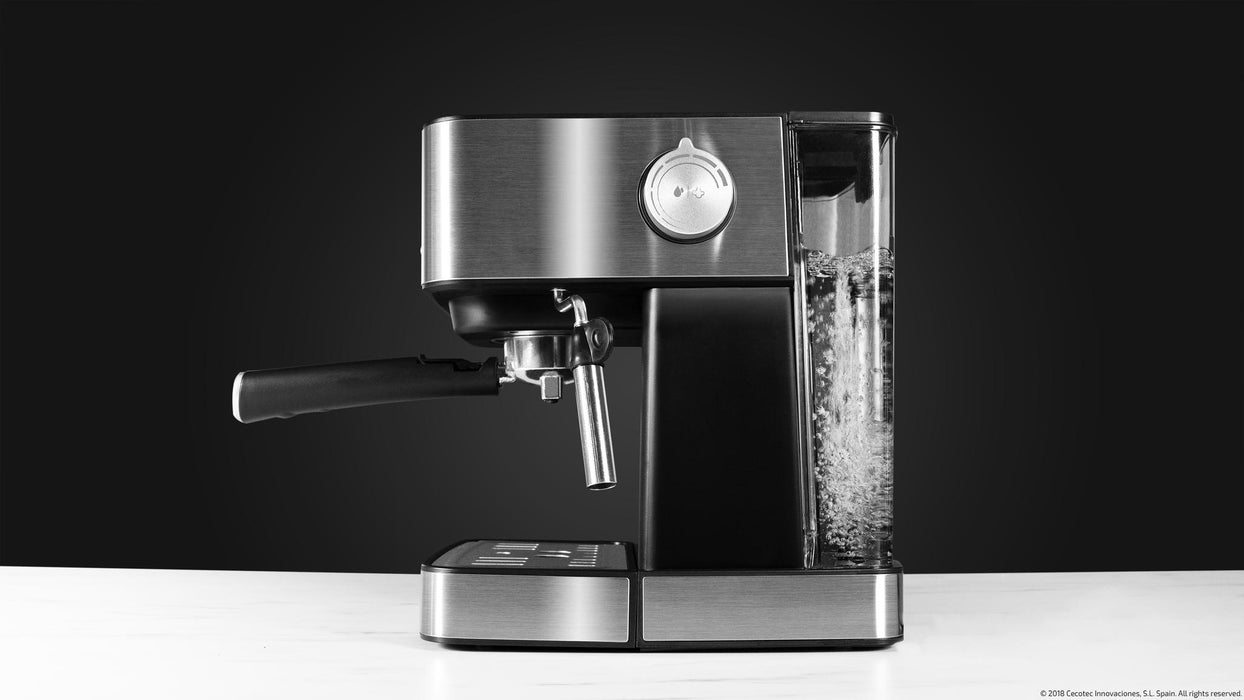 Espressor Cecotec Power Espresso 20 Matic, 850 W, 20 bari, rezervor 1,5 l, oțel