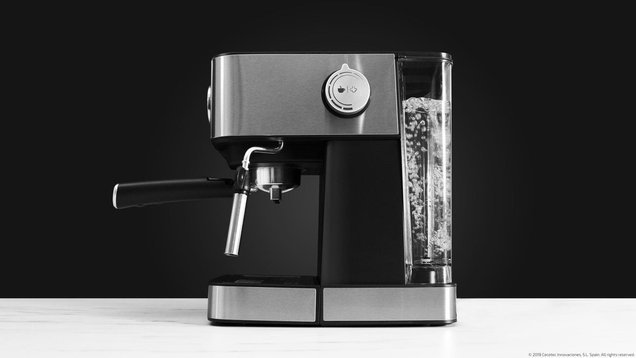 Espressor Cecotec Power Espresso 20 Matic Professionale, 850 W, 20 bari, rezervor 1,5 l, oțel