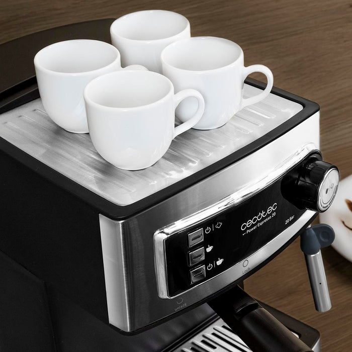 Espressor Cecotec Power Espresso 20, 20 bar, 850 W, rezervor 1,5 l