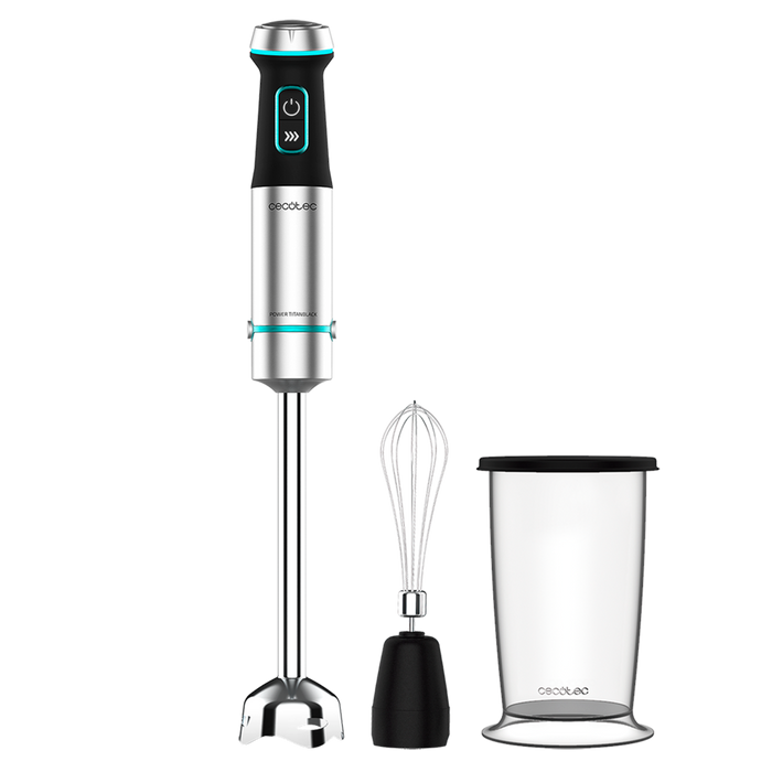 Blender vertical Cecotec Power TitanBlack 1200 XL Cream, 1200 W, recipient de 800 ml, oțel
