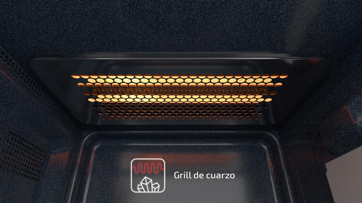 Cuptor cu microunde cu grill Cecotec ProClean 3120, 20 l, 700 W, grill de 800 W, alb
