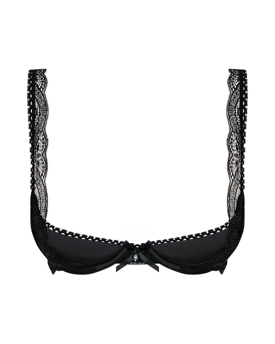 Sutien dantelă, Obsessive, Miamor, negru, S/M