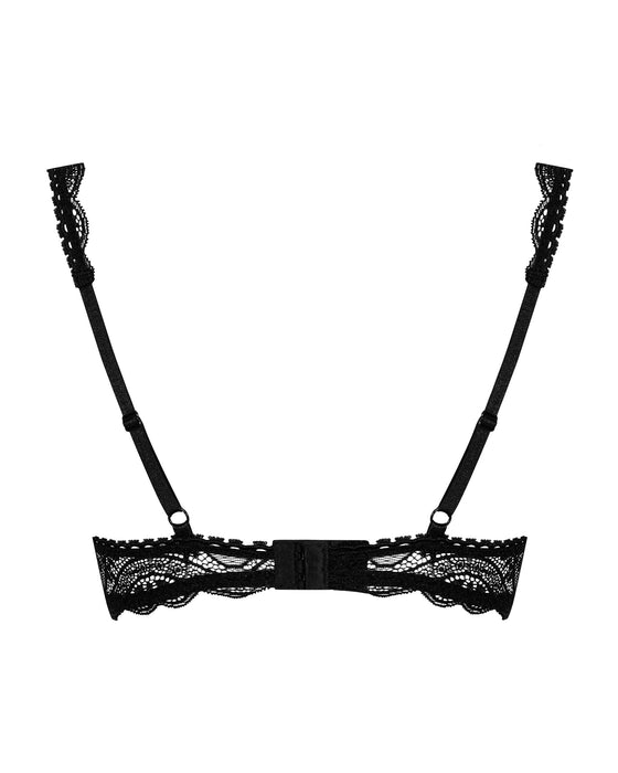 Sutien dantelă, Obsessive, Miamor, negru, S/M
