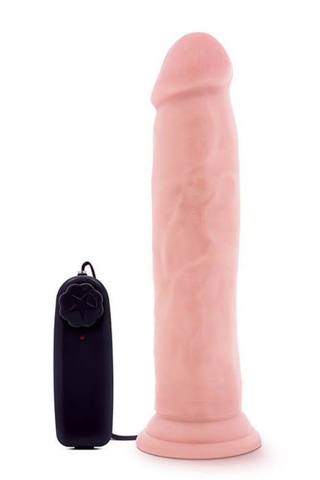 Dildo Vibrator, Blush Dr. Throb, 9.5 inch, Multivibrații