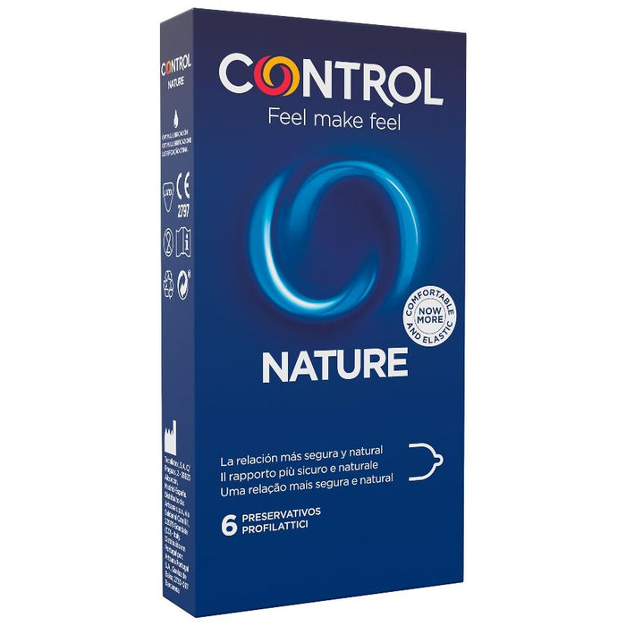 Prezervative latex, Control, Nature, 6 bucăți