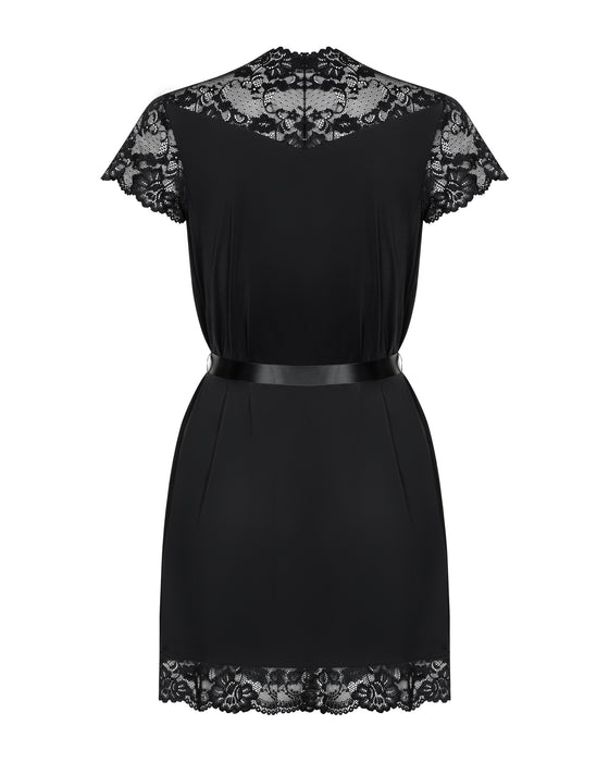 Halat erotic femei, Obsessive Scape, negru, S/M