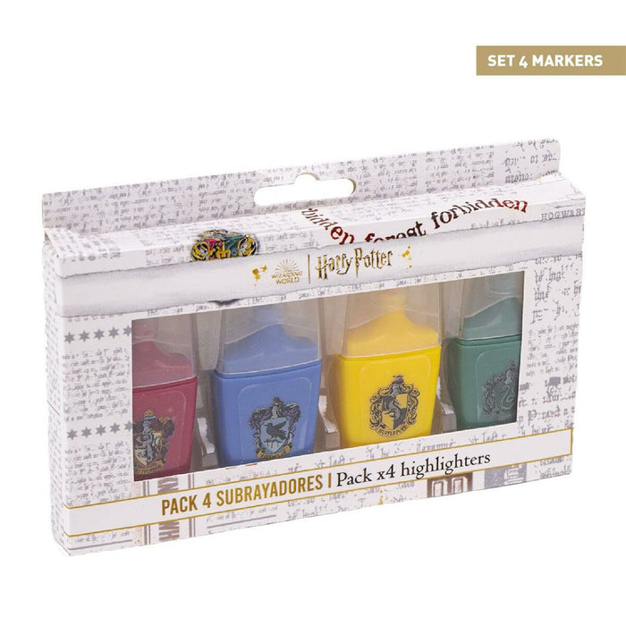 Set Markere Fluorescente, Boston, Harry Potter, 4 culori