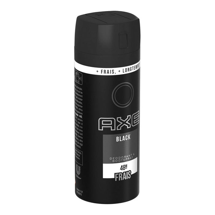 Deodorant spray, Axe Black, fără aluminiu, 150 ml