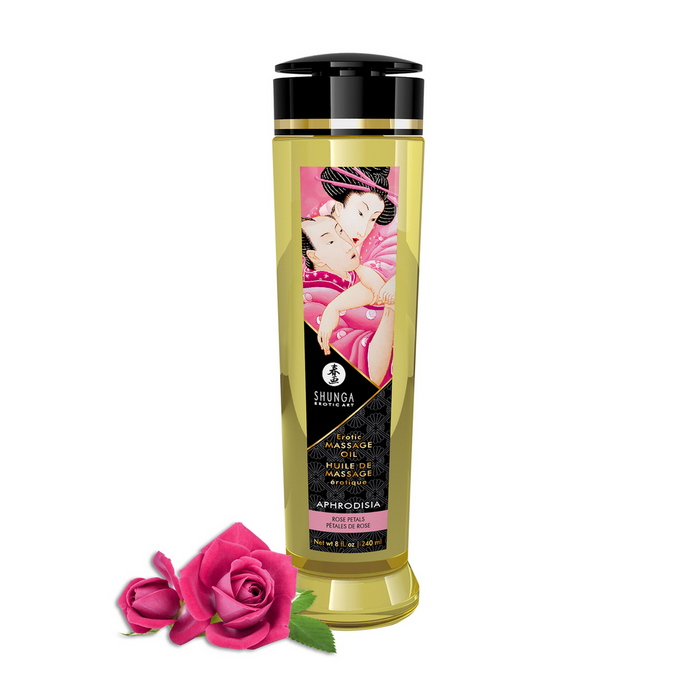 Ulei de masaj, Shunga, Rose, 240 ml
