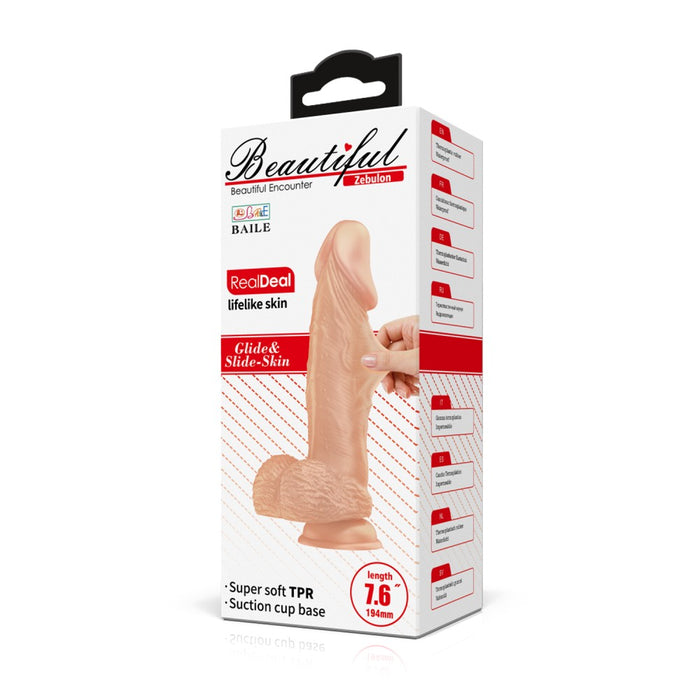 Dildo, Debra Zebulon, TPR, culoare naturală