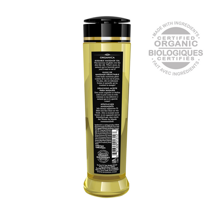 Ulei de masaj, Shunga, 240 ml, aromă migdale